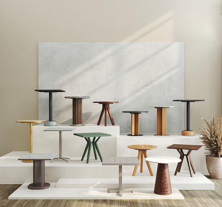 Architectural outdoor furniture systems engineered by Triconville
