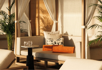 Completed bespoke hospitality outdoor furniture project