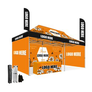Custom Logo Print Aluminum Frame Canopy Gazebo