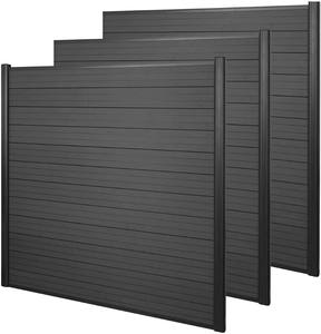 Factory Price Louvre Blades Screen Fence Panels Fancy Outdoor Aluminum Privacy Fencing Garden Fence