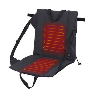 Mydays Tech Foldable Portable 3 Levels Temperature Adjustable Heated Stadium Seat Cushion Heating Chair