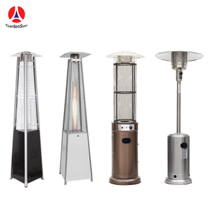 GARDENSUN Stainless Steel Pyramid Gas Patio Heater