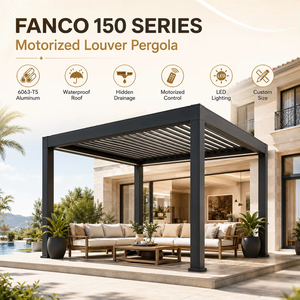 Heavy Duty Metal Gazebo 3x3m Outdoor Pergola