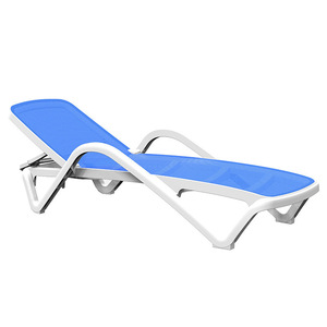 High Quality Luxury Handrail Beach Sunbed Villa Swimming Pool Sunlounger and Beach Furniture Sun Lounger