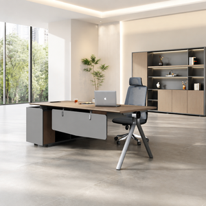 Modern L Shaped Executive Office Desk