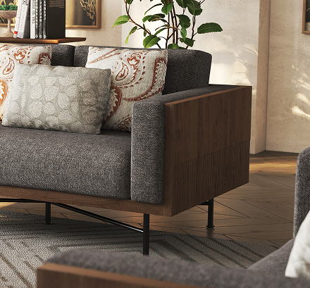 Custom upholstery and tailored fabric work for outdoor furniture